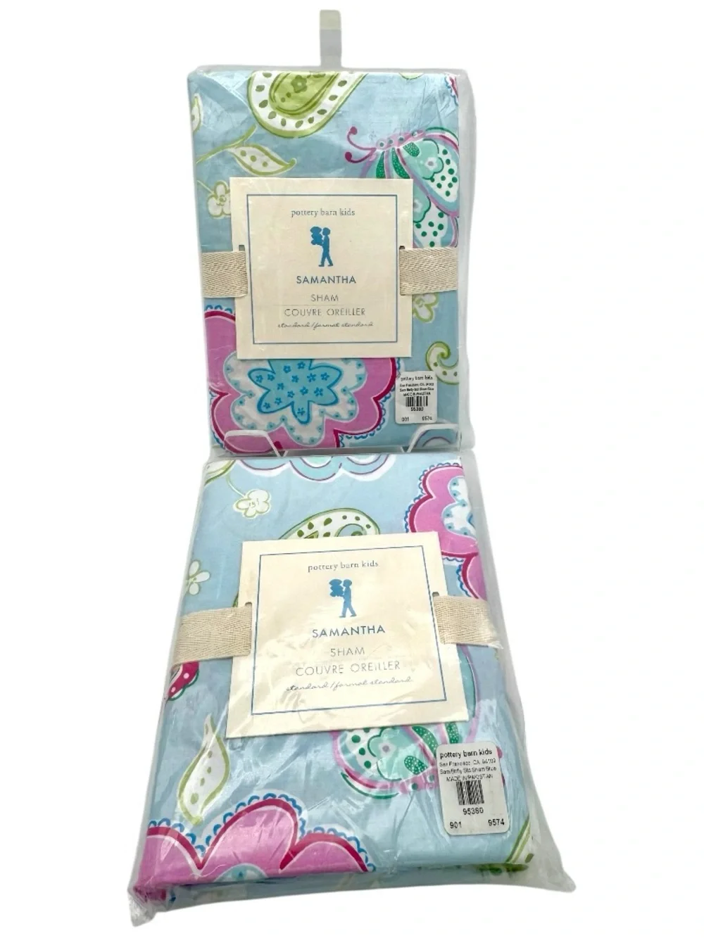 🦋 Pottery Barn Kids Samantha Butterfly Standard Shams • Set of 2 • NWT Sealed
